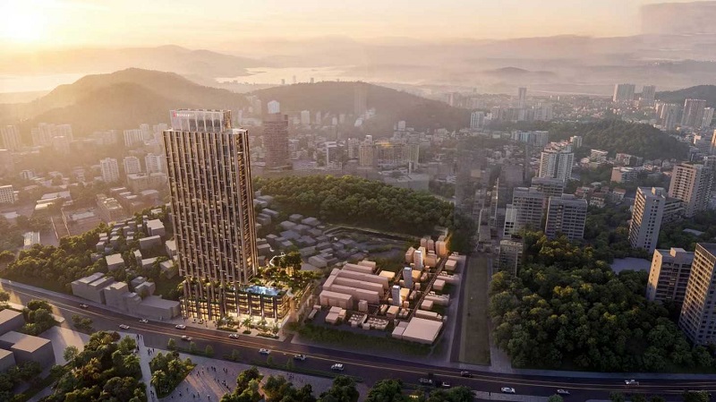 Khởi c&ocirc;ng t&ograve;a kh&aacute;ch sạn cao 35 tầng tại Quảng Ninh- Ảnh 1.