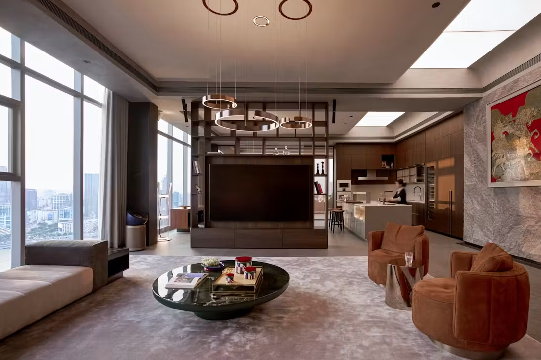 Penthouse hướng sông Sài Gòn: Phong cách nghỉ dưỡng và sự chuyển tiếp không gian vô hình- Ảnh 3.