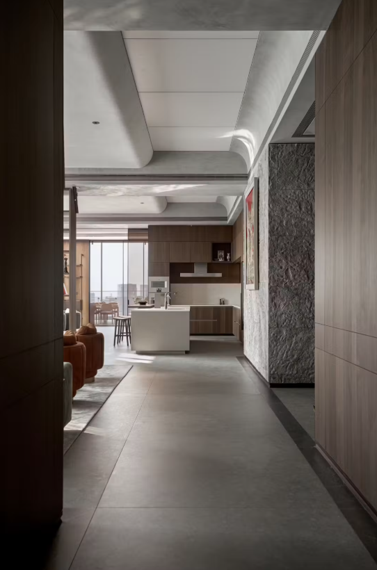 Penthouse hướng sông Sài Gòn: Phong cách nghỉ dưỡng và sự chuyển tiếp không gian vô hình- Ảnh 9.