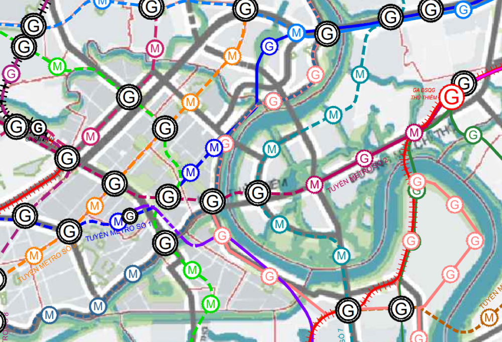 Toàn cảnh khu vực xây tuyến metro 36.700 tỷ đồng đi qua Khu đô thị Thủ Thiêm- Ảnh 2.