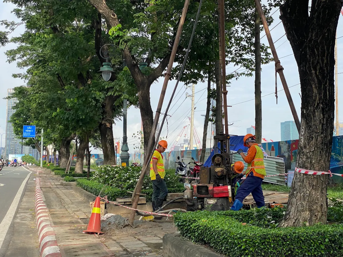 Toàn cảnh khu vực xây tuyến metro 36.700 tỷ đồng đi qua Khu đô thị Thủ Thiêm- Ảnh 5.