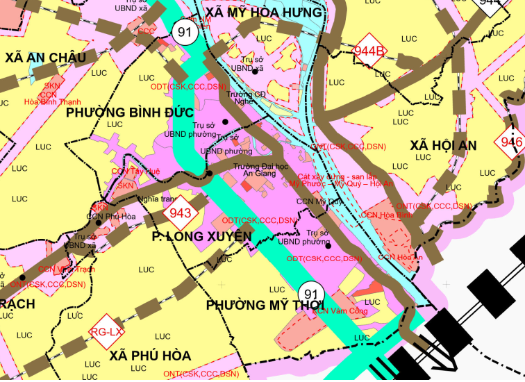 Long Xuyên có gì sau quy hoạch 2050? Hàng loạt khu đô thị, logistics, công viên ven sông xuất hiện- Ảnh 2.