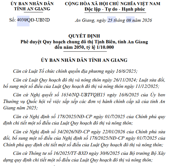 Tịnh Biên có gì sau quy hoạch 2050: 2.300ha du lịch Ngũ Hồ Sơn, Núi Trà Sư, Núi Két và 3.500ha khu kinh tế cửa khẩu- Ảnh 1.
