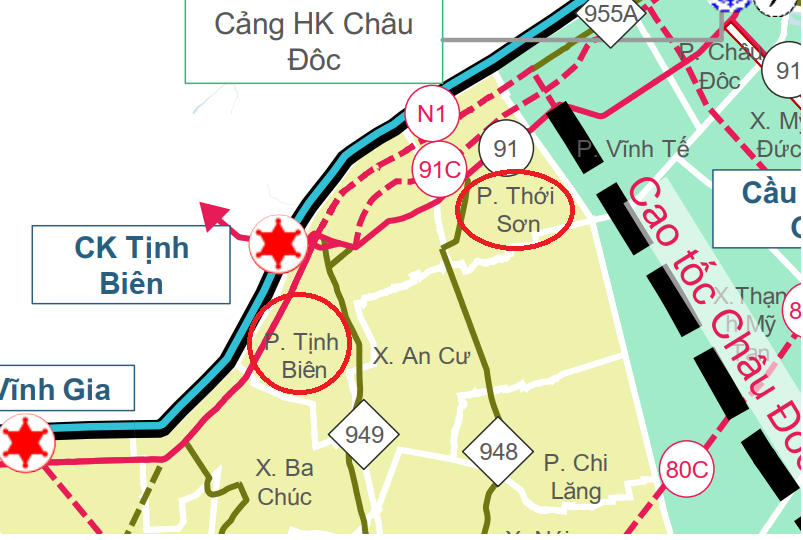 Tịnh Biên có gì sau quy hoạch 2050: 2.300ha du lịch Ngũ Hồ Sơn, Núi Trà Sư, Núi Két và 3.500ha khu kinh tế cửa khẩu- Ảnh 5.