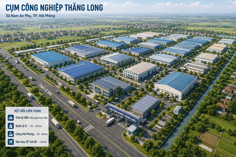 Cụm công nghiệp Thăng Long Hải Phòng- Ảnh 1.