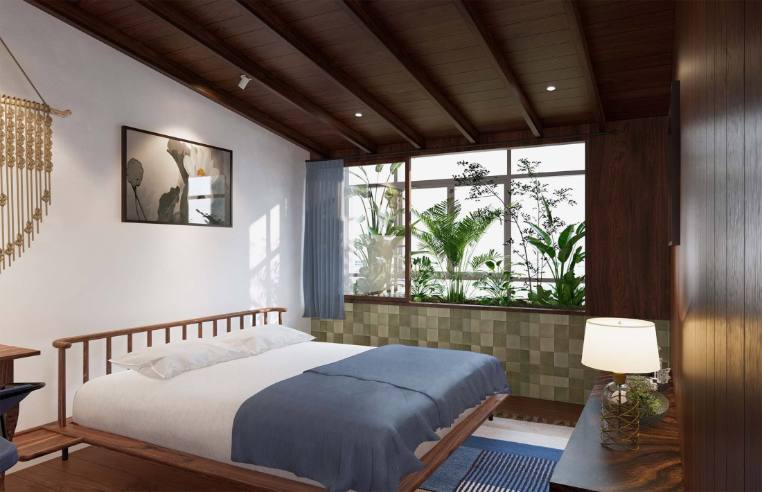 Cải tạo căn hộ TP.HCM: Giải ph&aacute;p dỡ bỏ một ph&ograve;ng ngủ mở rộng mặt bằng sinh hoạt chung- Ảnh 6.