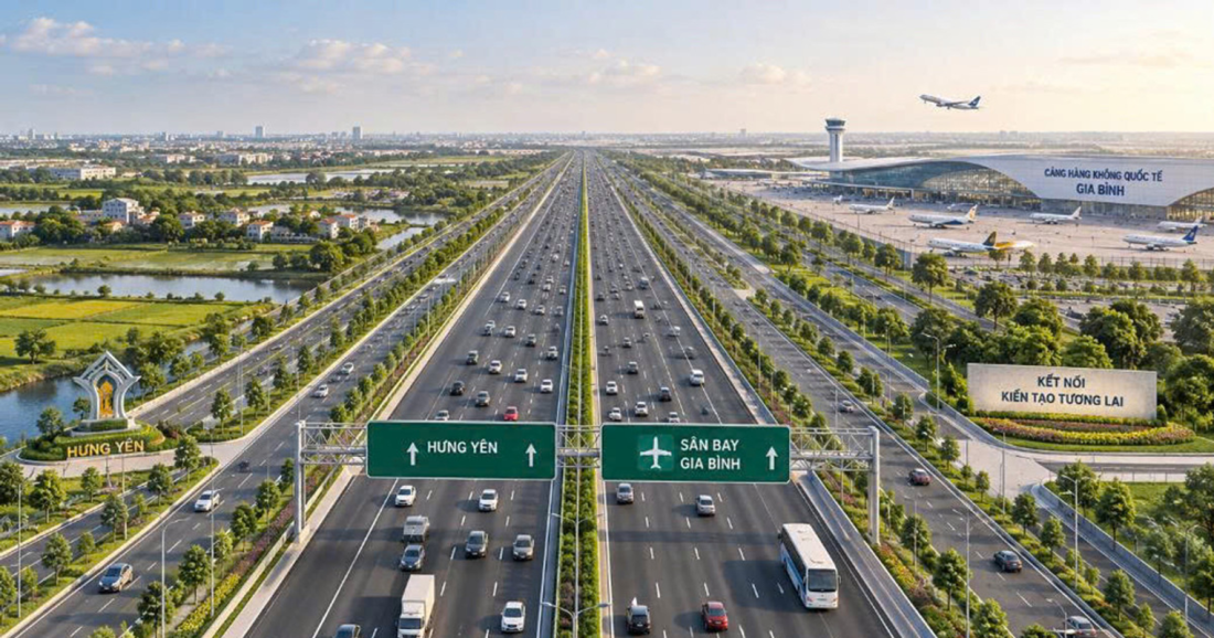 Sắp khởi công tuyến đường hơn 34km kết nối Hưng Yên với sân bay Gia Bình- Ảnh 1.