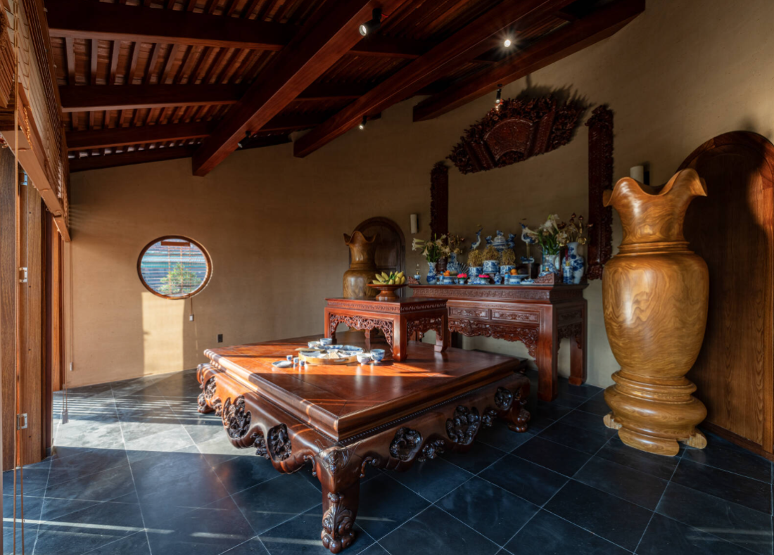 Nhà 3 thế hệ tại Quảng Ninh: Cấu trúc chữ U tái hiện nếp nhà ba gian- Ảnh 12.