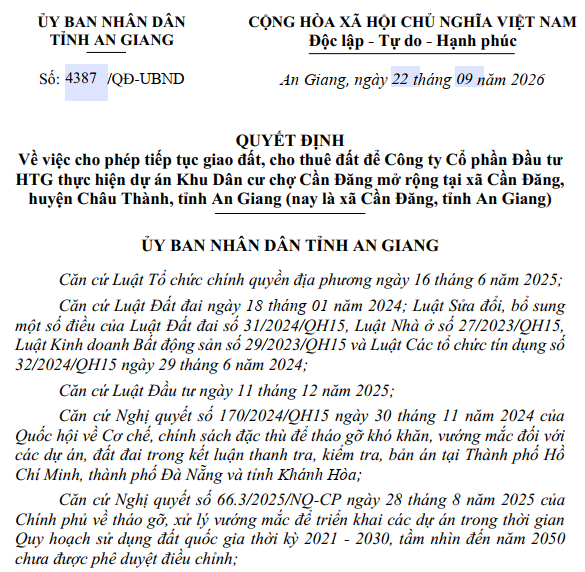 An Giang gỡ khó khu dân cư chợ Cần Đăng hơn 7,8ha- Ảnh 1.