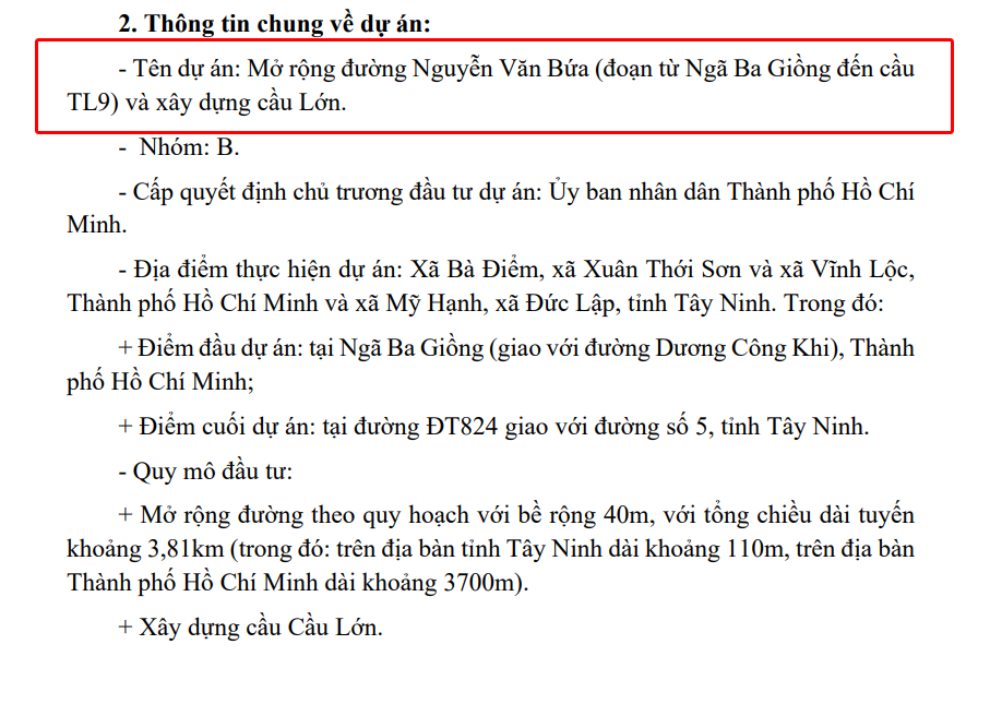 Tin vui cho người dân TP.HCM và Tây Ninh: Gần 3.000 tỷ mở rộng tuyến đường lên 40m, xây cầu mới- Ảnh 2.