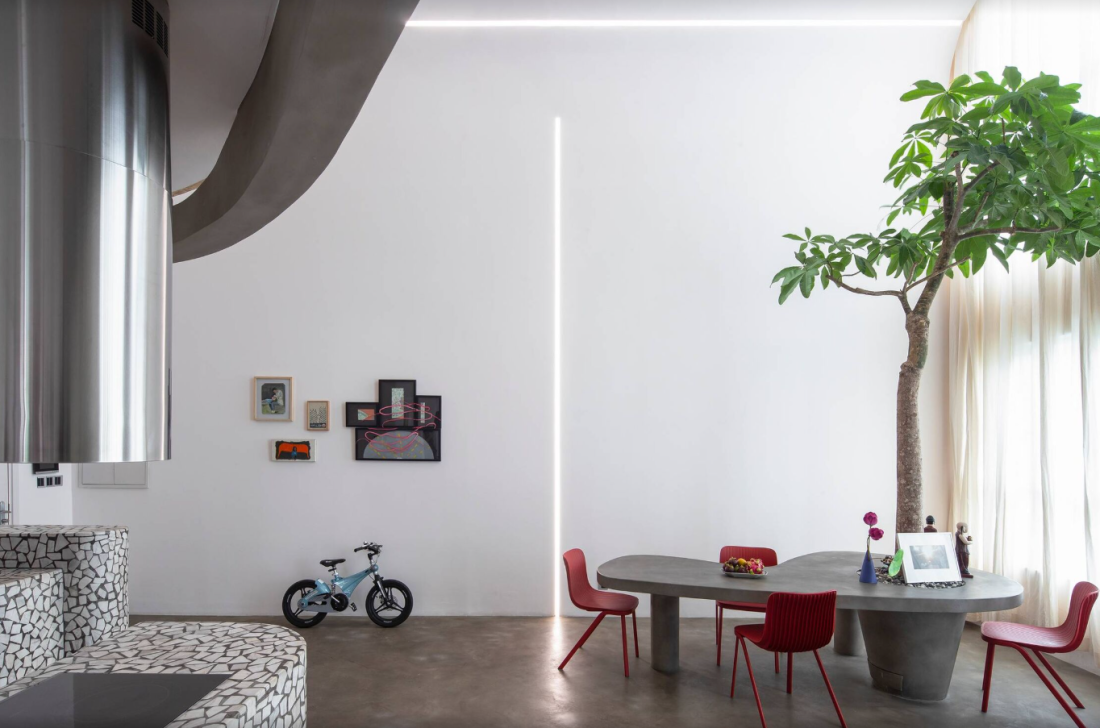 Căn hộ 200m² TP.HCM: Mất 3 năm hoàn thiện dải đá mài mang ký ức xưa- Ảnh 2.