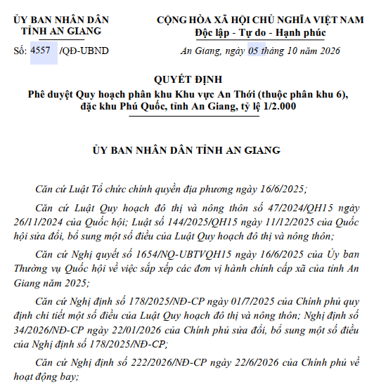 An Giang duyệt quy hoạch đ&ocirc; thị cảng gần 1.700ha với Đại lộ rộng 68m- Ảnh 1.