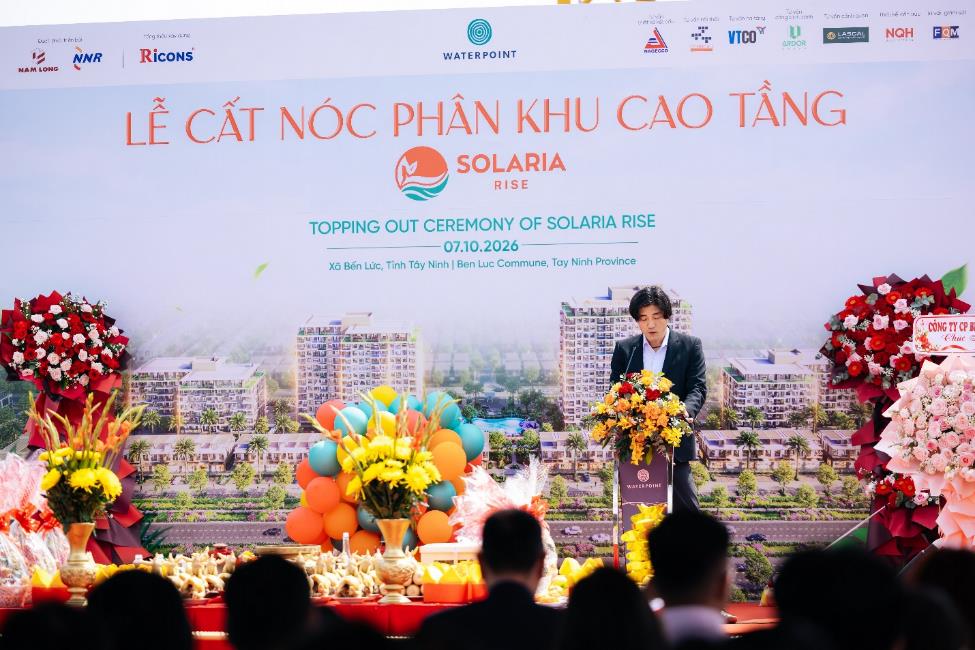 Chính thức cất nóc Solaria Rise – đánh dấu cột mốc tiến độ mới tại Waterpoint- Ảnh 2.
