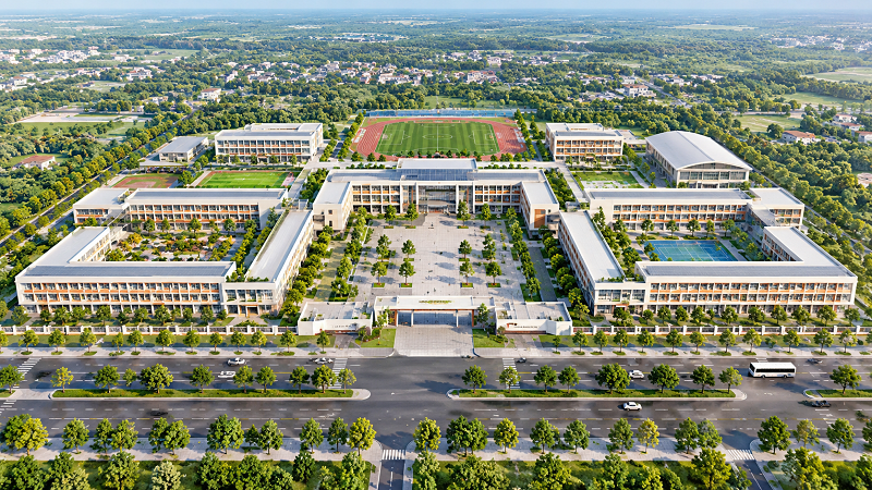 Đồng Nai sắp có trường liên cấp rộng hơn 14ha, quy mô hàng nghìn học sinh- Ảnh 1.