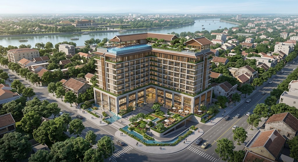 Huế đang đấu gi&aacute; khu đất hơn 6.787m&sup2; để x&acirc;y kh&aacute;ch sạn cao cấp 4-5 sao- Ảnh 1.