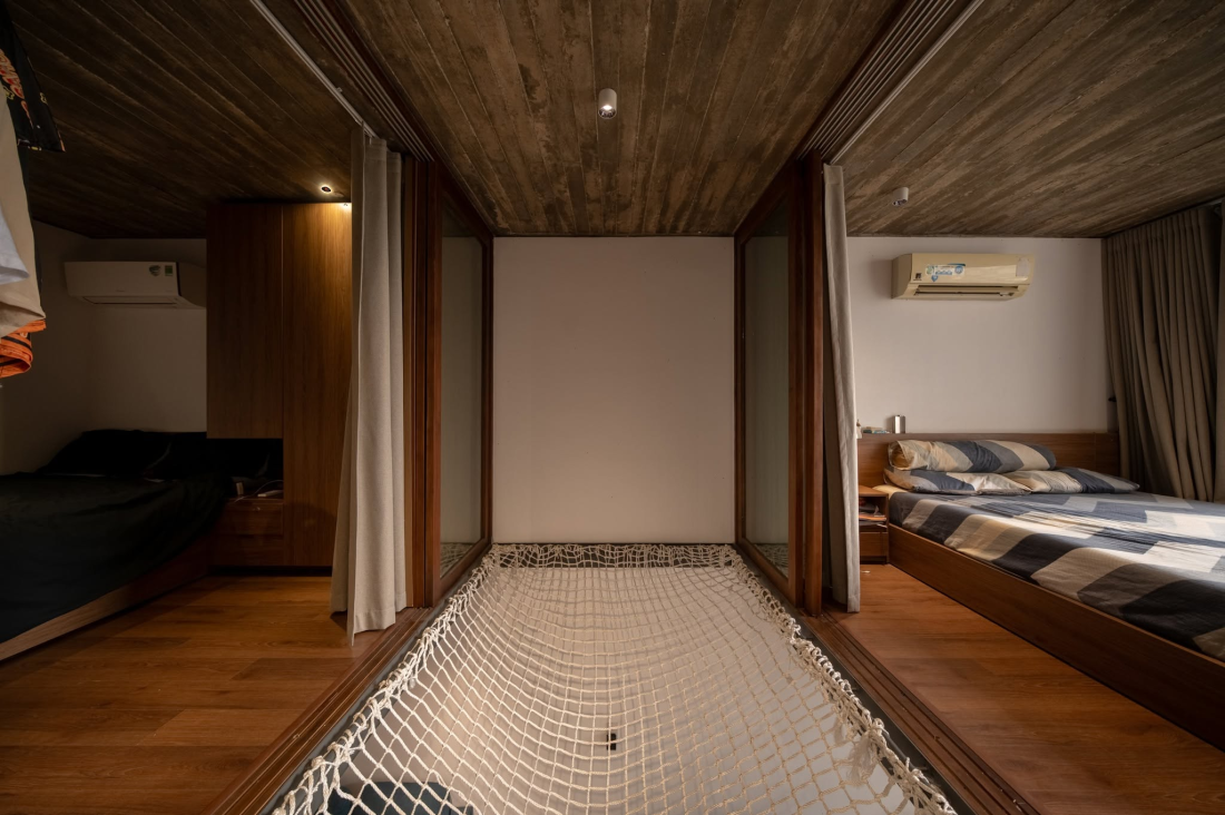 Cải tạo nh&agrave; ống hẹp 60m2 tại Huế Cấu tr&uacute;c da thở hai lớp chống nắng hướng T&acirc;y v&agrave; chống ngập- Ảnh 10.