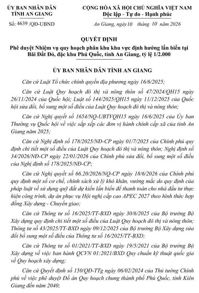 An Giang quy hoạch khu lấn biển 26ha sát Trung tâm Hội nghị APEC với ba mặt giáp biển- Ảnh 2.
