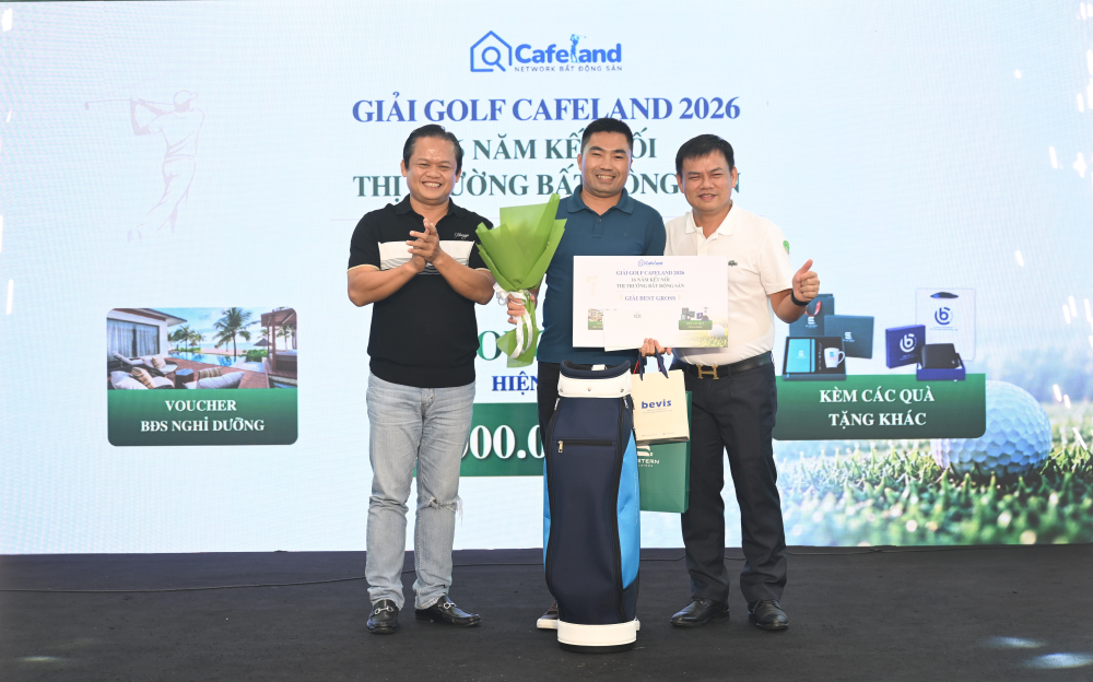 Kết quả giải Golf CafeLand 2026 &ldquo;16 năm kết nối thị trường bất động sản&rdquo;- Ảnh 2.