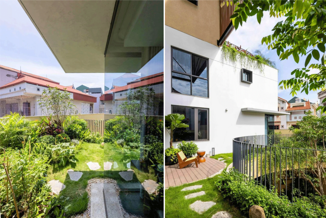 Nh&agrave; phố ba thế hệ tại H&agrave; Đ&ocirc;ng: 3 khoảng vườn đan xen h&oacute;a giải khu đất h&igrave;nh lục gi&aacute;c- Ảnh 14.