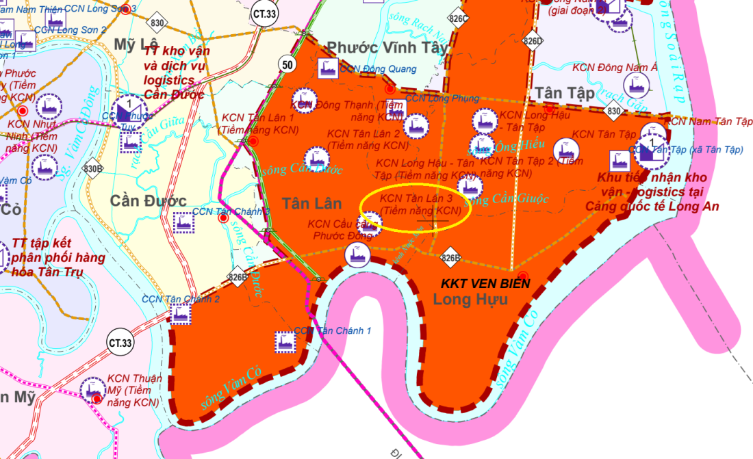 Khu c&ocirc;ng nghiệp T&acirc;n L&acirc;n 3 T&acirc;y Ninh- Ảnh 1.
