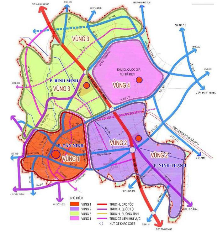 Quy hoạch Tây Ninh tháng 10: Lấy ý kiến 3 đô thị Tân Ninh, Tân An, Bến Lức và kế hoạch lên thành phố- Ảnh 3.