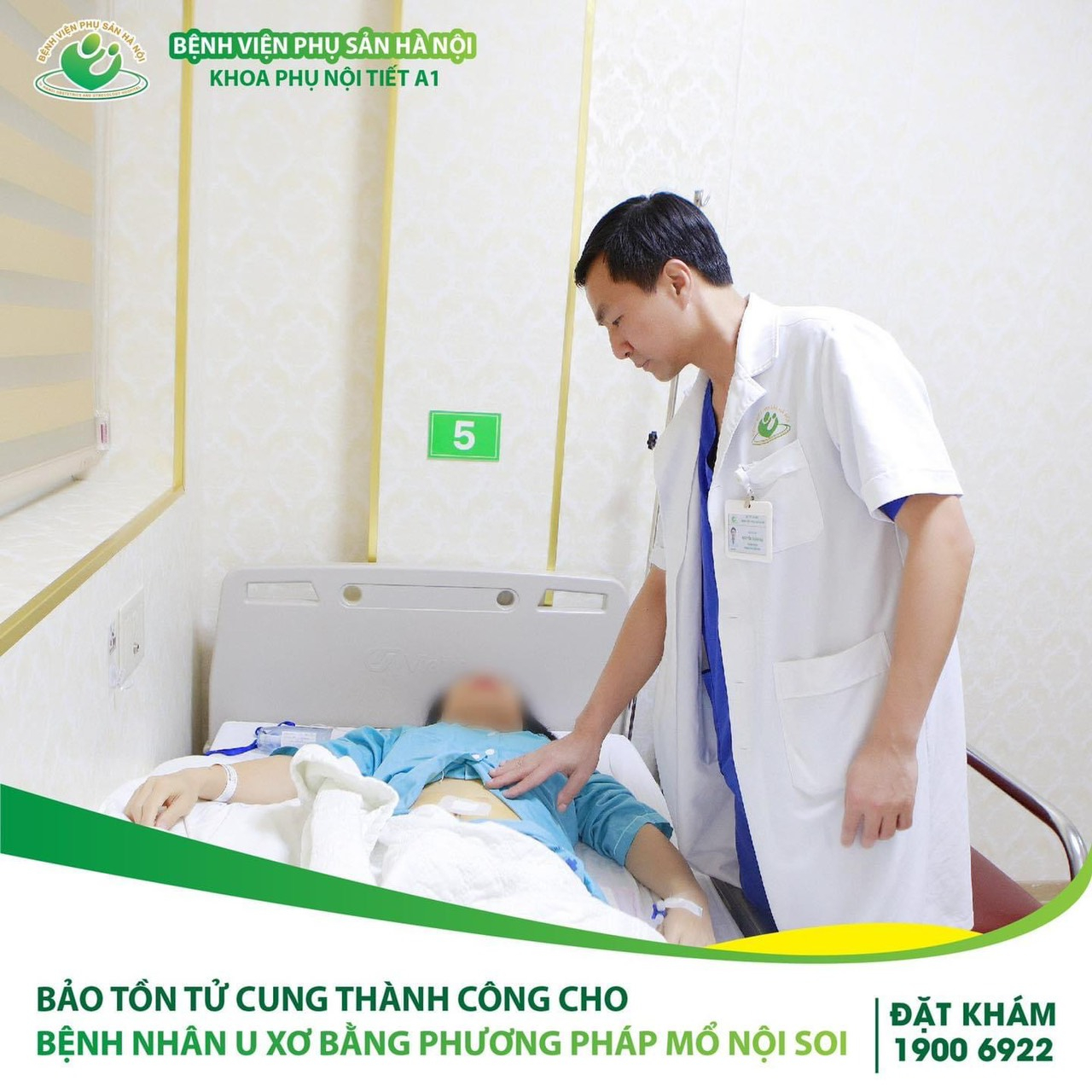 benh vien phu san ha noi noi soi boc u xo va bao ton thanh cong tu cung phan phu cho nguoi benh hinh 1