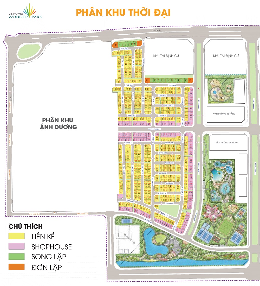 Khu đô thị Vinhomes Wonder Park Đan Phượng