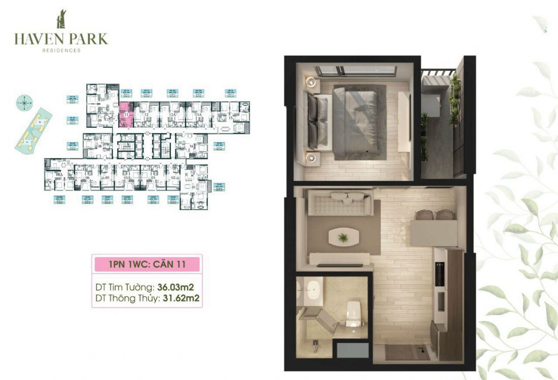 Phân khu căn hộ Haven Park Residences – Khu đô thị Ecopark