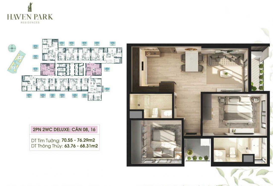 Phân khu căn hộ Haven Park Residences – Khu đô thị Ecopark
