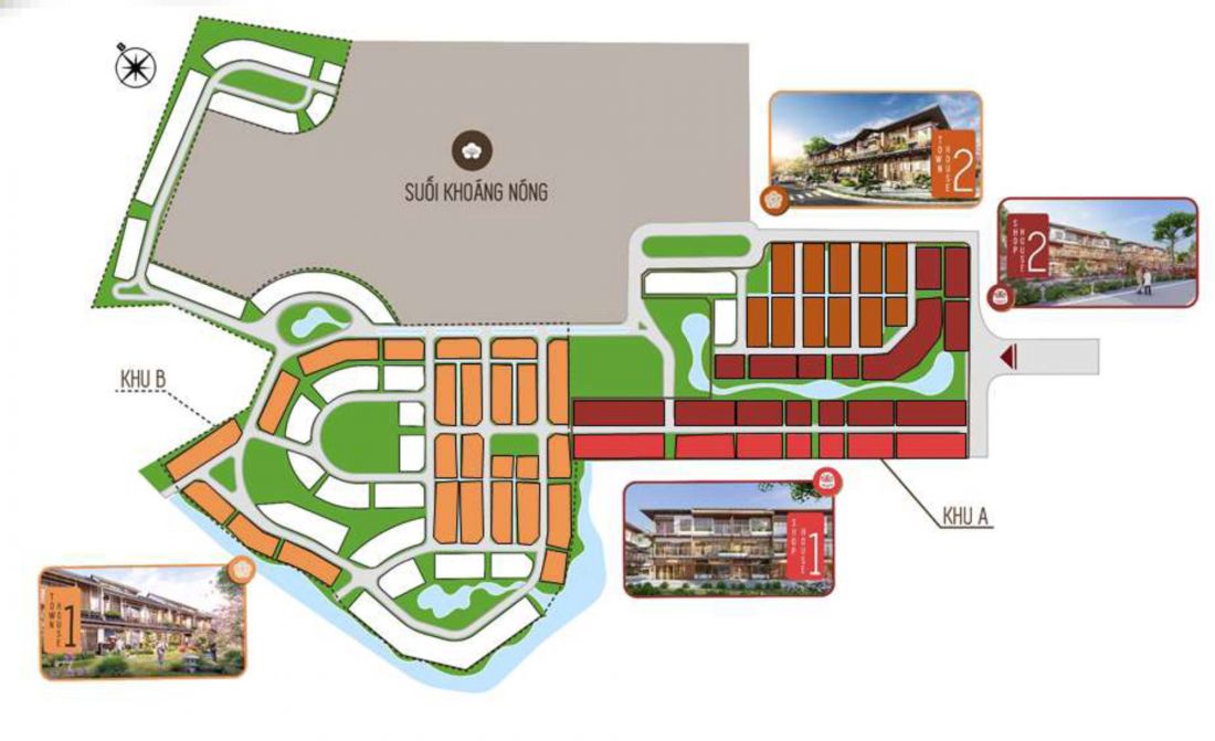 Phân khu Bình Châu Onsen – NovaWorld Hồ Tràm