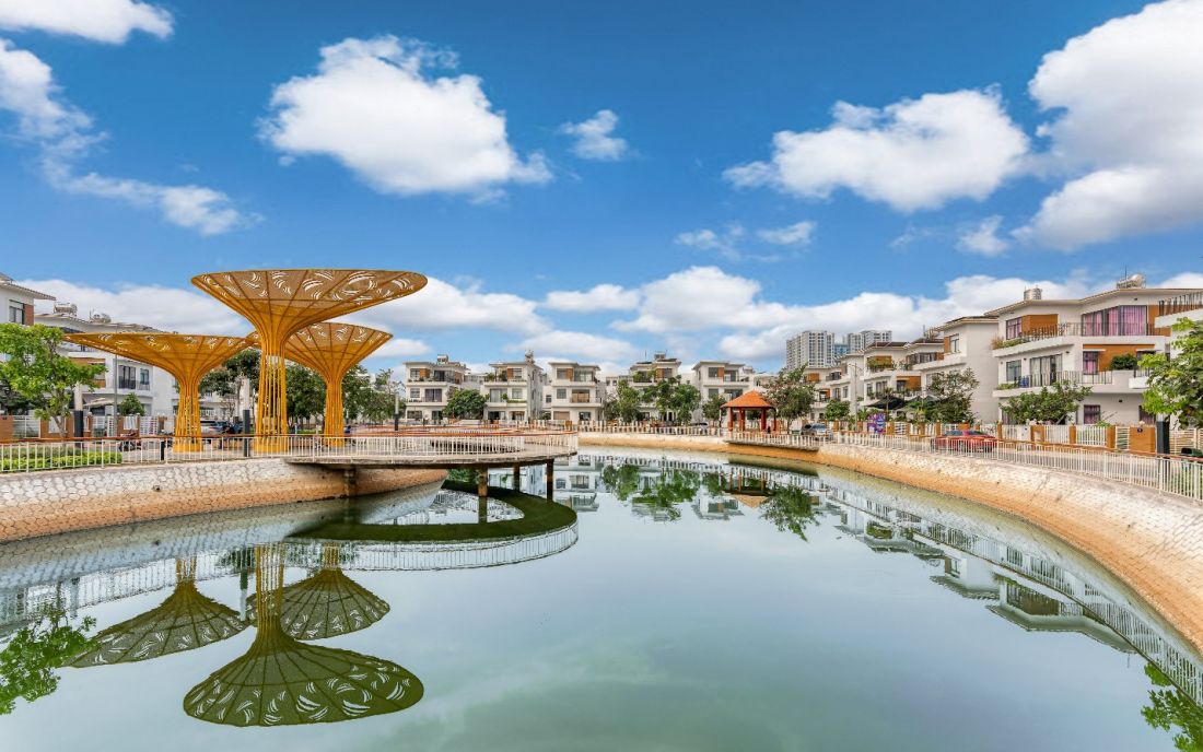 Hệ sinh th&aacute;i xanh tại dự &aacute;n Thang Long Home &ndash; Hưng Ph&uacute;