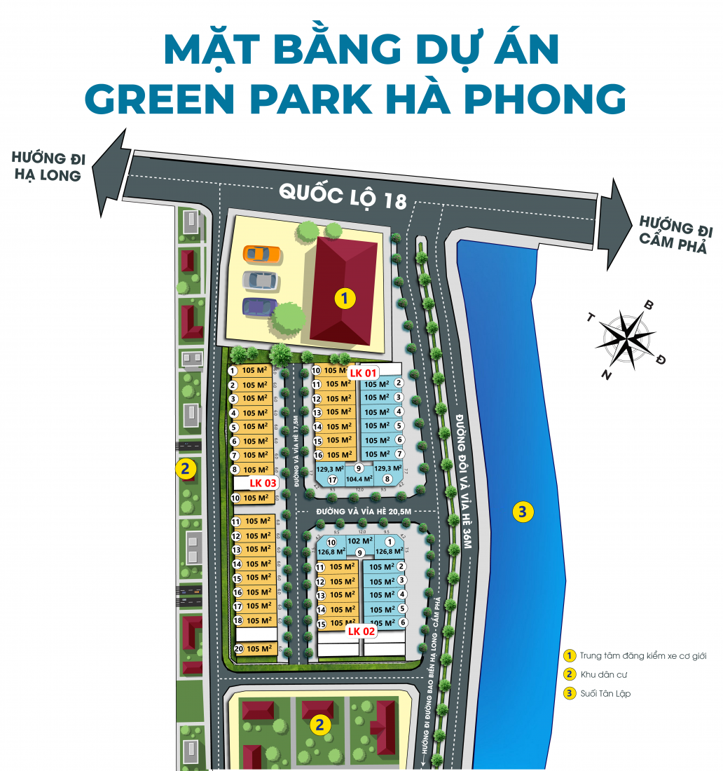 Green Park H&agrave; Phong: Dự &aacute;n nh&agrave; phố, shophouse tại Quảng Ninh