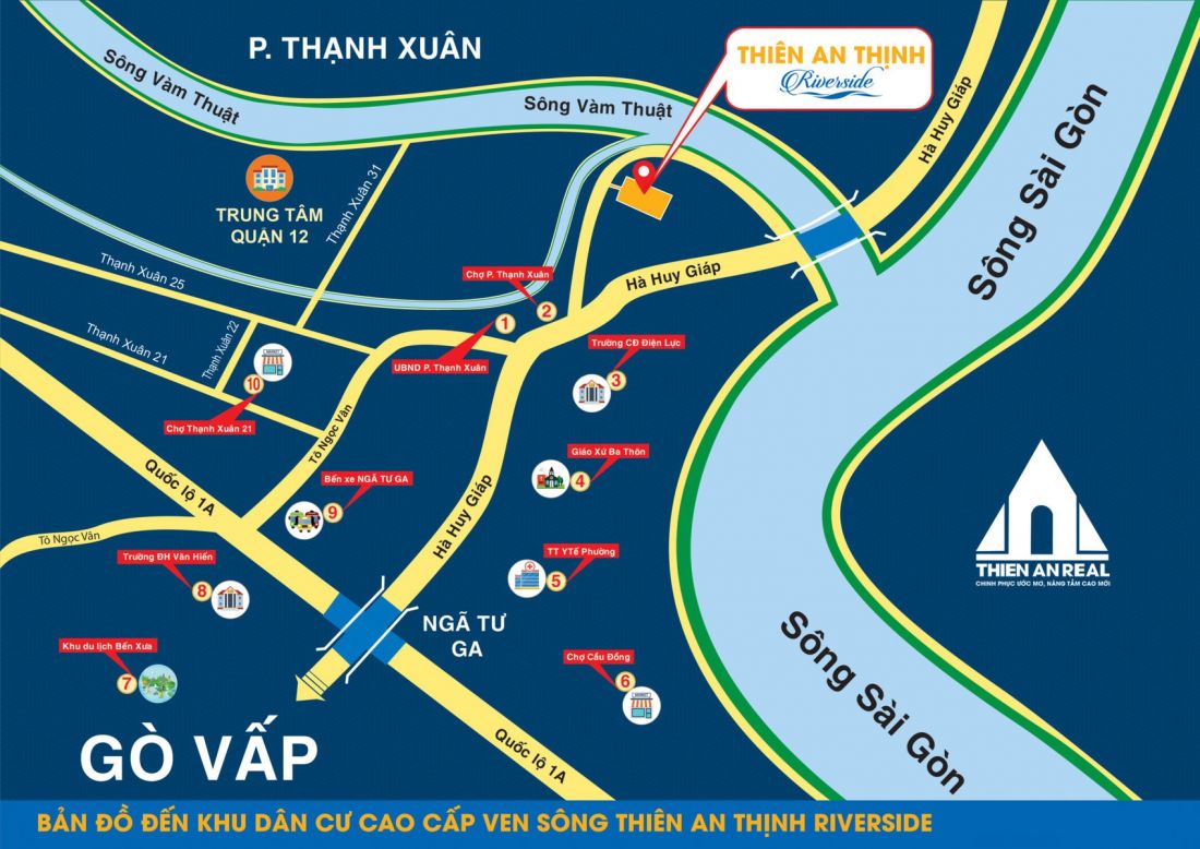 Thiên An Thịnh Riverside quận 12 – Dự án đất nền tại TP. HCM