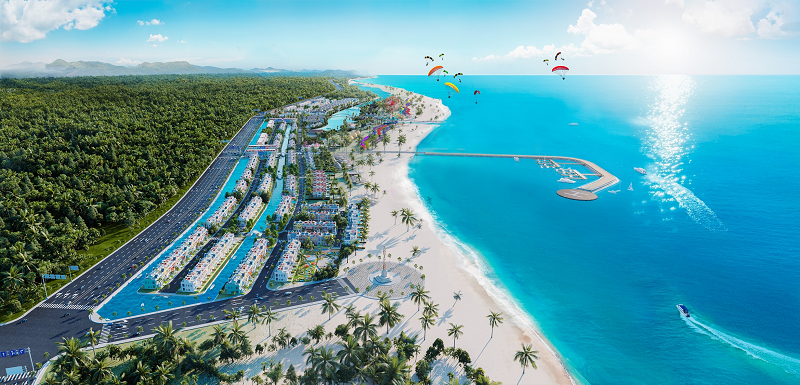 Long Island: Ph&acirc;n khu của dự &aacute;n Novaworld Hồ Tr&agrave;m