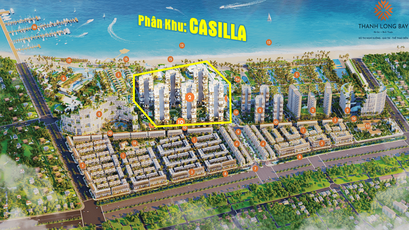 Căn hộ Casilla – Phân khu thuộc đô thị nghỉ dưỡng – giải trí - du lịch Thanh Long Bay 