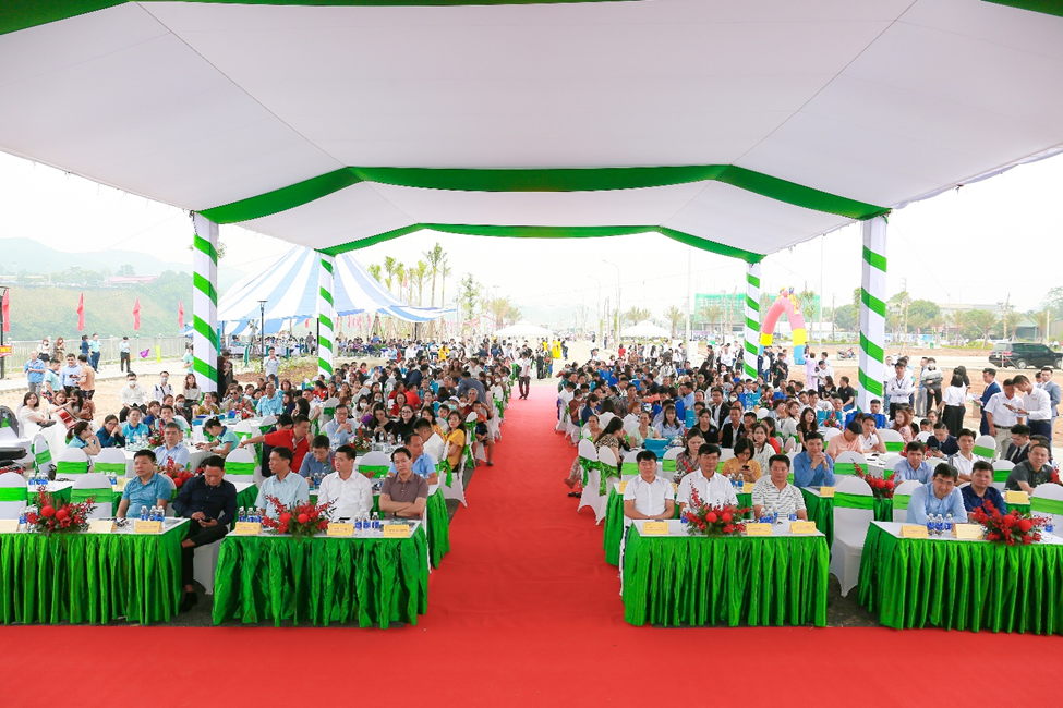 Buổi lễ mở bán khu đô thị Văn Yên Ever Green tại Mậu A, Yên Bái