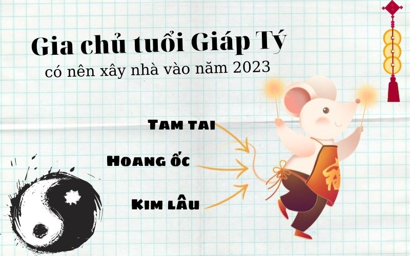 Gia chủ 1984 tuổi giáp tý xây nhà năm 2023 có tốt không?