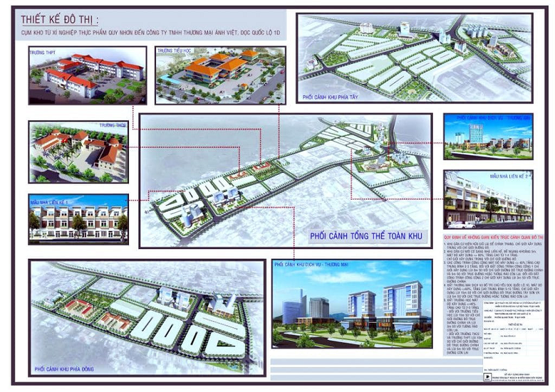 Khu dân cư Ánh Việt – Dự án nhà liên kế, căn hộ tại Bình Định