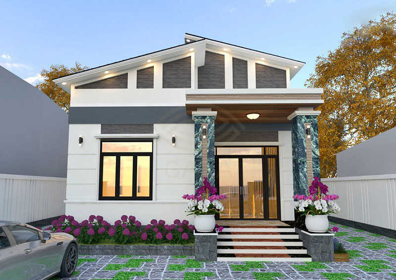 50+ Mẫu nhà mái lệch bằng tôn thiết kế đẹp, tiết kiệm chi phí