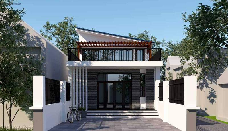 50+ Mẫu nhà mái lệch bằng tôn thiết kế đẹp, tiết kiệm chi phí
