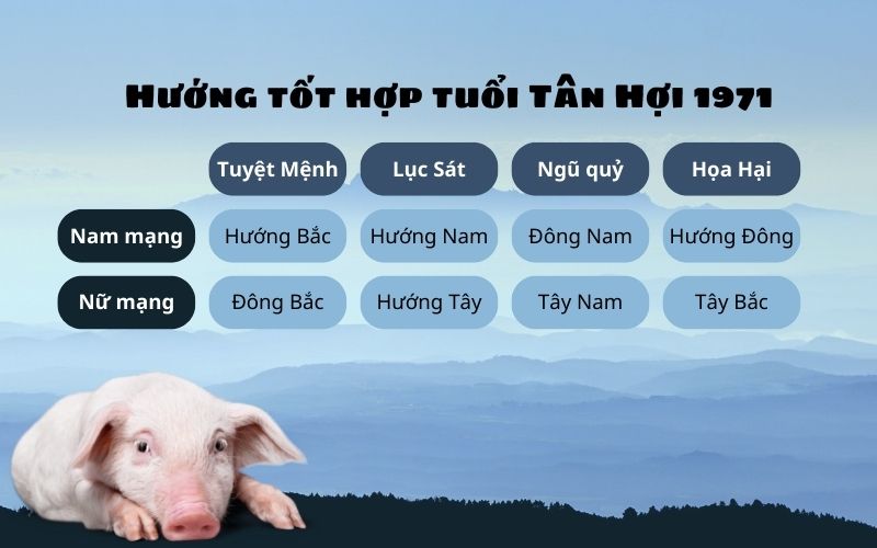 Hướng nhà xấu mà gia chủ Tân Hợi cần tránh