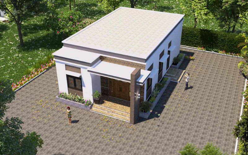 Nhà có mái bằng