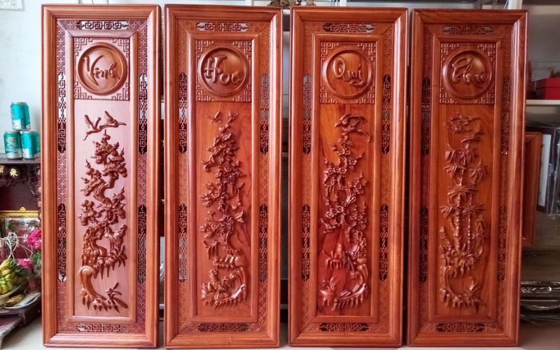 Chọn vị trí treo tranh vinh hoa phú quý