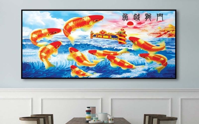 Ý nghĩa tranh cửu ngư quần hội