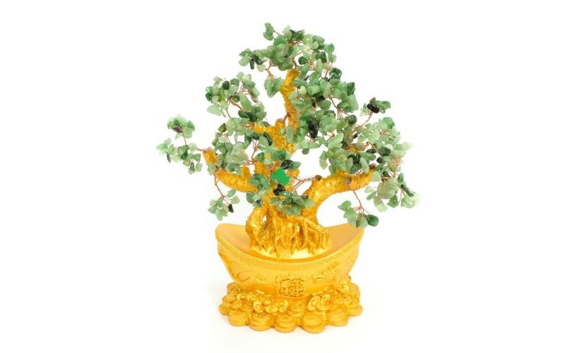 Cây đá tài lộc thanh anh xanh