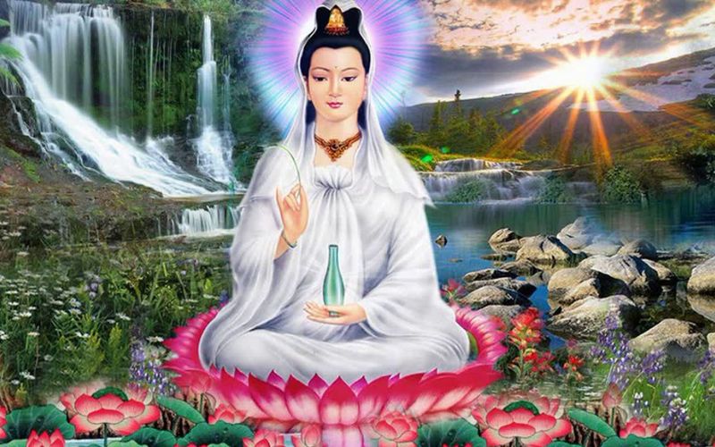 Tranh Phật Quan Âm