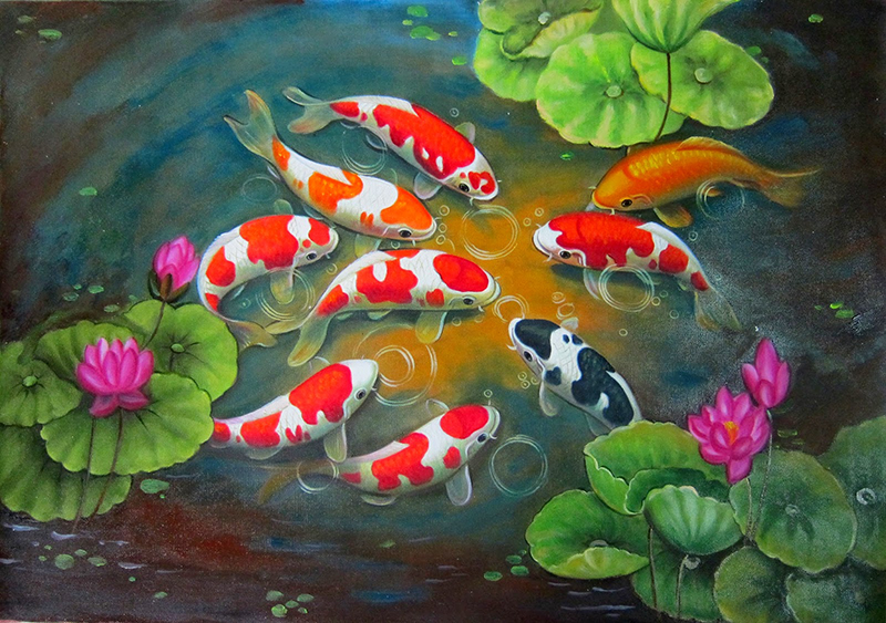 Tranh phong thủy hợp với người tuổi Tỵ