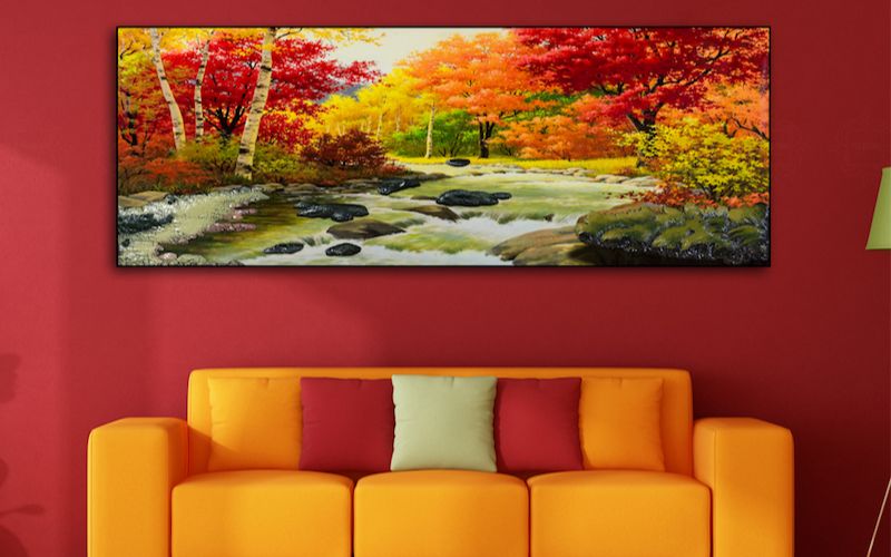 Chọn tranh phong thủy có màu sắc bản mệnh