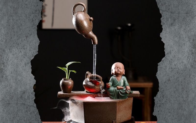 Dòng nước chảy uyển chuyển mềm mại giúp điều hòa vận khí