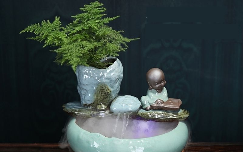 Thác nước phong thủy để phòng khách có tác dụng gì?